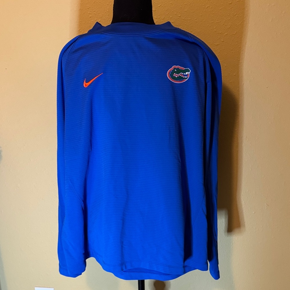 Nike Florida Gator Long Sleeve Shirt with Gator Logo Size Large
